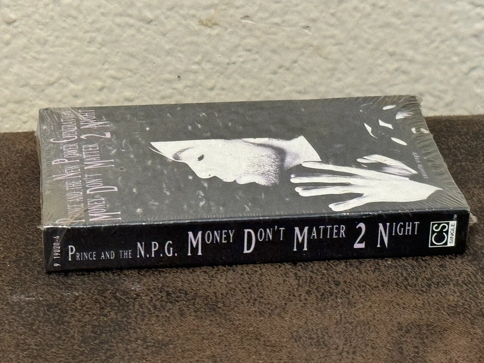 PRINCE AND THE NPG Money Don't Matter 2 Night Cassette Tape Single SEALED NOS - Image 2 of 4