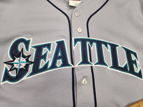 Vtg Ichiro Suzuki Seattle Mariners Majestic Jersey Size XXL usa made - Picture 7 of 11