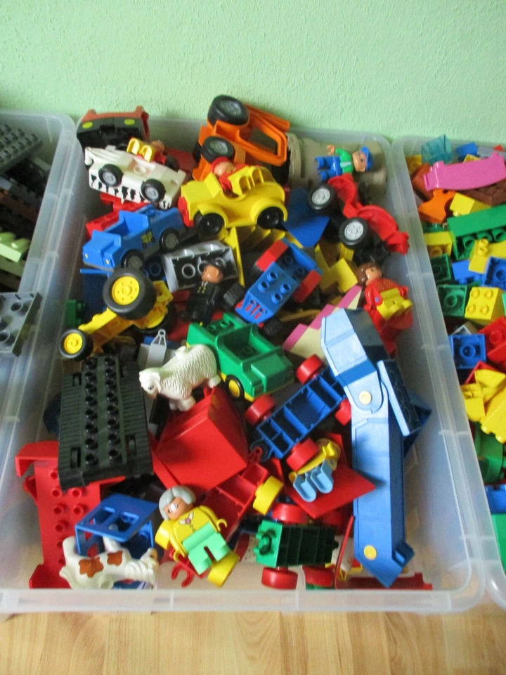 1 Kg LEGO DUPLO Starter Set STEINE FIGUREN TIERE FAHRZEUGE Sondersteine - Bild 4 von 4