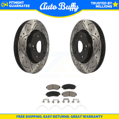Front Brake Kit Rotors + Ceramic Pads for Honda CR-V 1997-2001