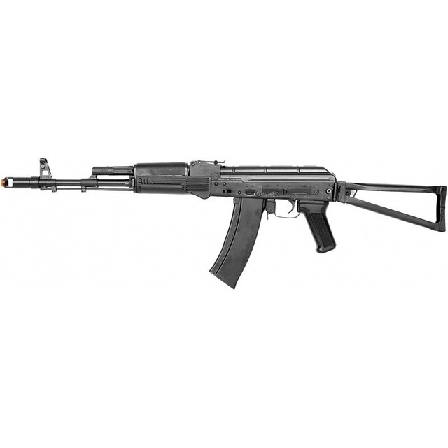 E L Platinum Airsoft Aks74mn Aeg With Stamped Steel Receiver And Triangle Stock For Sale Online Ebay