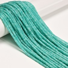 Natural Blue Amazonite Heishi Disc Beads Size 2x3mm 15.5'' Strand