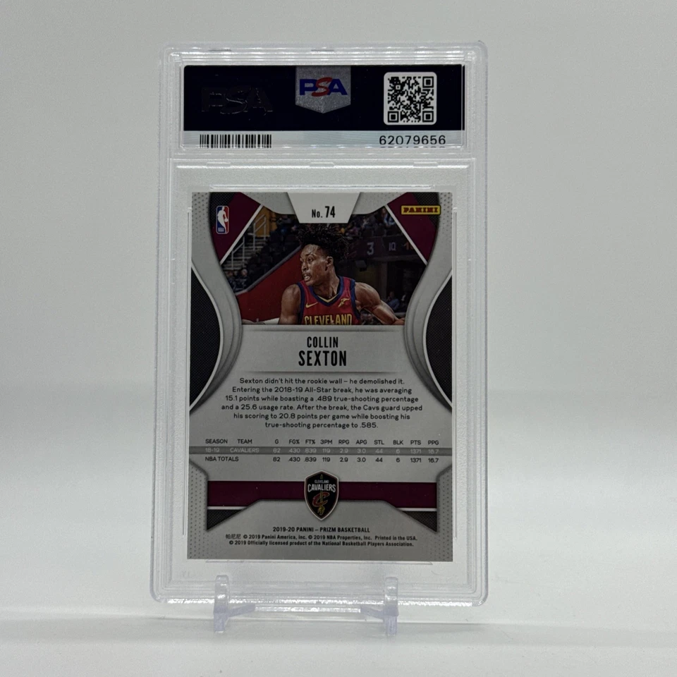 Panini Prizm Collin Sexton #74 2019 PSA 10 Foto 2 de 2