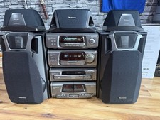 Technics SC-EH600 Hi-Fi Stereo System Stack & 5 Speakers-Please read description