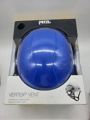PETZL, Vertex Vent Helmet Blue A010CA05 Made In FRANCE construction, Climbing