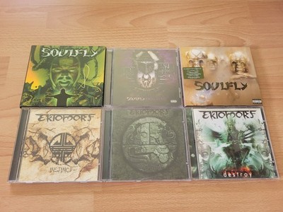 Ektomorf / Soulfly CD Sammlung Sepultura Cavalera Conspiracy Slayer Metallica