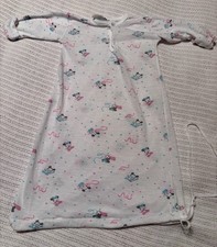 1984 Dundee Vintage Disney Babies Infant Gown Sleepsack Mickey Minnie Mouse
