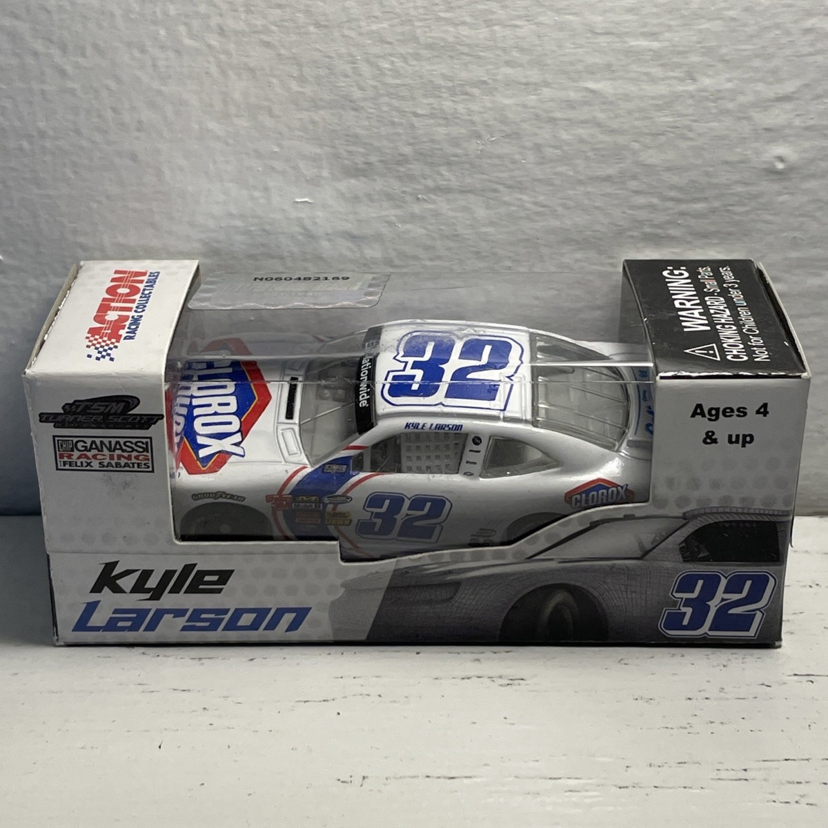 2013 Kyle Larson #32 Clorox Chevy NASCAR Action 1/64 Scale Diecast