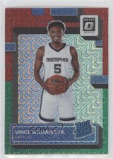 2022 Donruss Optic Rated Rookie Choice Red & Green Prizm Vince Williams Jr 11s9