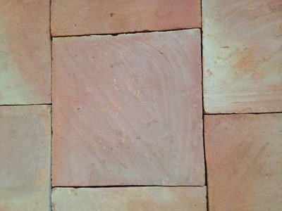 30x30x2cm Terrakotta Bodenfliese Musterprofil