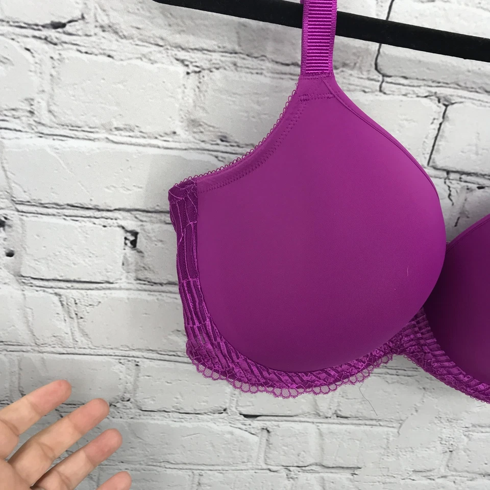 Wacoal Bra Mujer 36DDD Camiseta La Mujer Con Aros 853117 Púrpura Foto 4 de 4