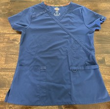 Dickies EDS Essentials Scrub Top, Women's Stretch V-Neck, DK625, Medium, NWOT