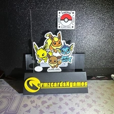 B-Side Label Pokemon Eevee Jolteon Flareon Vaporeon Sticker - US SELLER