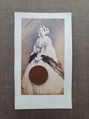 Königin von Schweden & Norwegen Luise der Niederlande um 1860 Preußisch CDV