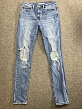 Levi s women s jeans size 28 high-rise skinny 721 distressed