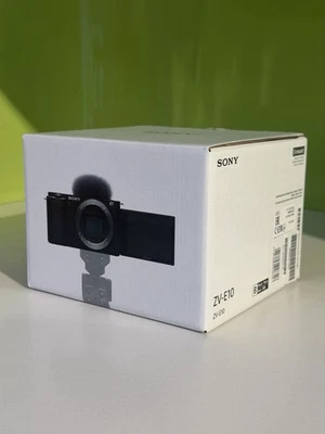 Sony Alpha ZV-E10 24.2MP Mirrorless Camera - Black (Body Only) UK Stock - Image 1 of 4