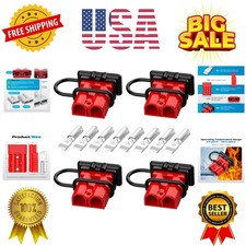Anderson Connector, 175AMP 2-4 Gauge Battery Quick Connect 12V-36V Anderson P...