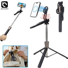 67in Magnetic Selfie Stick Extendable Phone Tripod Travel Stand Mount fr MagSafe