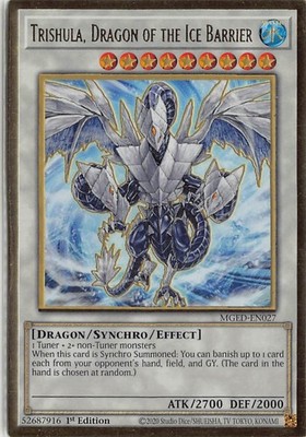Maximum Gold: El Dorado Gold Rare MGED-EN027 Trishula, Dragon of the Ice Barrier