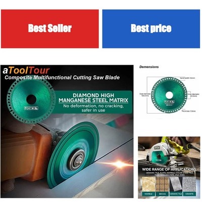 100mm Diamond Saw Blade Ultra-Thin Composite Cutting Disc for Angle Grinder