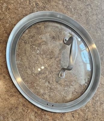 Belgique Glass And Stainless Steel Pot/Pan Replacement Lid 6.25 (inner Diameter)