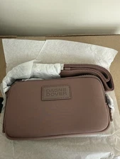 Dagne Dover Mara Neoprene Phone Sling Crossbody Bag Dune NWT New Tags $75
