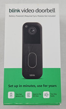 Blink Video Doorbell - Battery Powered, Head-to-Toe HD View, Black