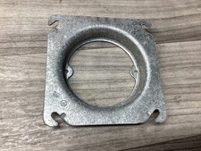 RACO 759 Raised Square Plaster Ring Cover 4  X 4  RAISED 3/4  Gray 121C145PR4