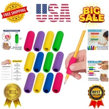 The Classics Soft Foam Pencil Grips, Ergonomic Writing Aid For Lefties And Ri...