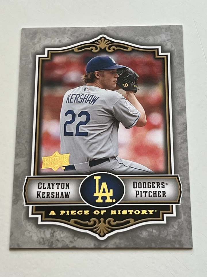 CLAYTON KERSHAW Los Angeles Dodgers 2009 Upper Deck A Piece Of History Baseball  - Image 3 of 4