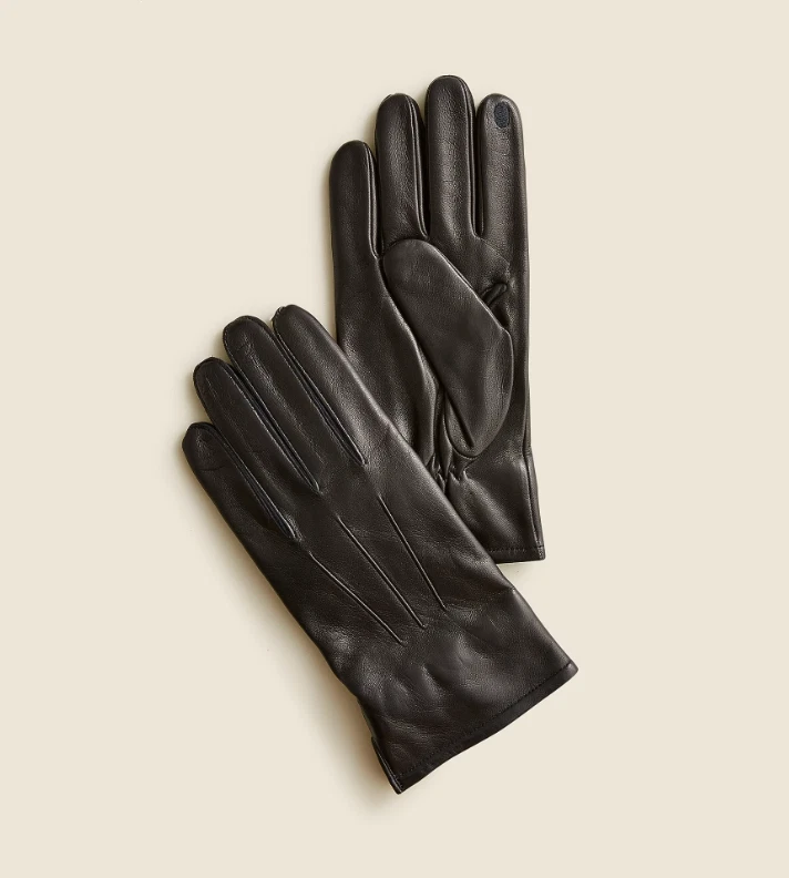 ¡OFERTA! Guantes de cuero forrados de cachemir Jcrew para hombre - 100% AUTÉNTICOS - Nuevos con etiquetas Foto 3 de 3