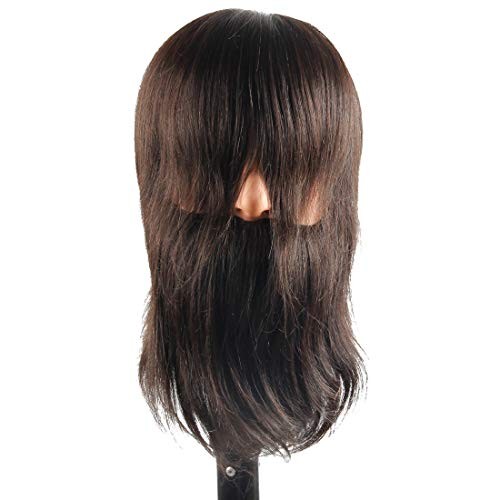 Männliche Schaufensterpuppe Kopf 100% Echthaar Trainingspuppenkopf für Haarstyling - Bild 3 von 8