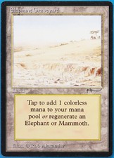 Elephant Graveyard Arabian Nights NM (Reserved List MTG Card) (512477) ABUGames