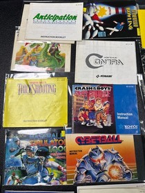 NES Manual Lot
