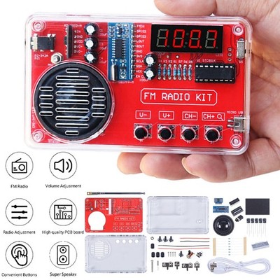 DIY Elektronik Kits RDA5807 FM Radio Elektronik Kit 50-108MHZ  Löten Übungsset-