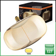 OSRAM Dekorative LED Lampe E27 12W (42W) 500lm 1800K Warmweiß 320° DIMMBAR