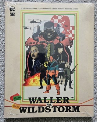 WALLER VS WILDSTORM  Deluxe Hardcover HC DC Black Label NEW/SEALED