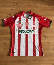 Pirma Jersey Mens 2XL Red White Striped Club Necaxa Rayos Soccer Mexico #10 NWT!