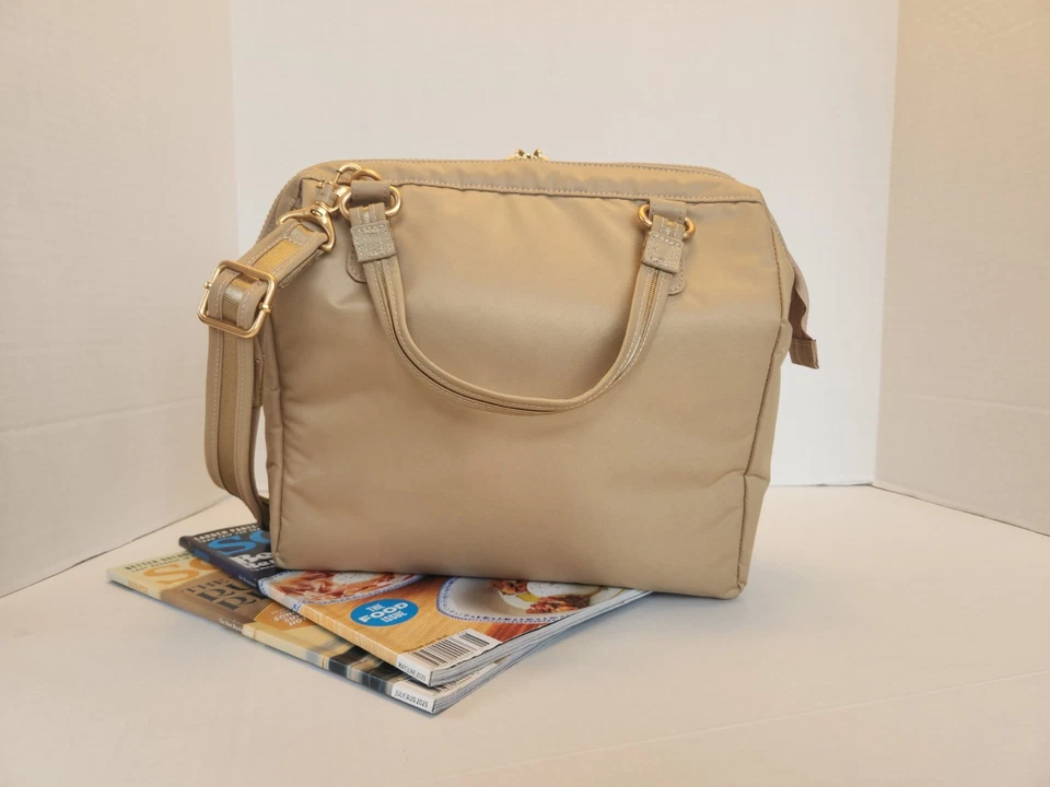 Pacsafe Citysafe CX противоугонная сумка сумка RFIDsafe eXomesh Slashguard бежевый - Изображение 2 из 4