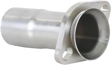 Stainless Steel Exhaust Adapter Reducer 2-2.5 With Flange 6 Length Stainless Steel Exhaust Adapter Reducer 2-2.5 With Flange 6 Length