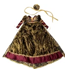Vintage Barbie Renaissance Gown Juliet Outfit with Cap and Hair Braid Ribbon