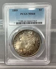 1889 Morgan Silver Dollar - PCGS - MS 64