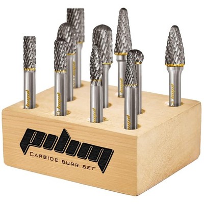 Carbide Burrs 1/4'' Shank Set - Grinding, Carving, Engraving