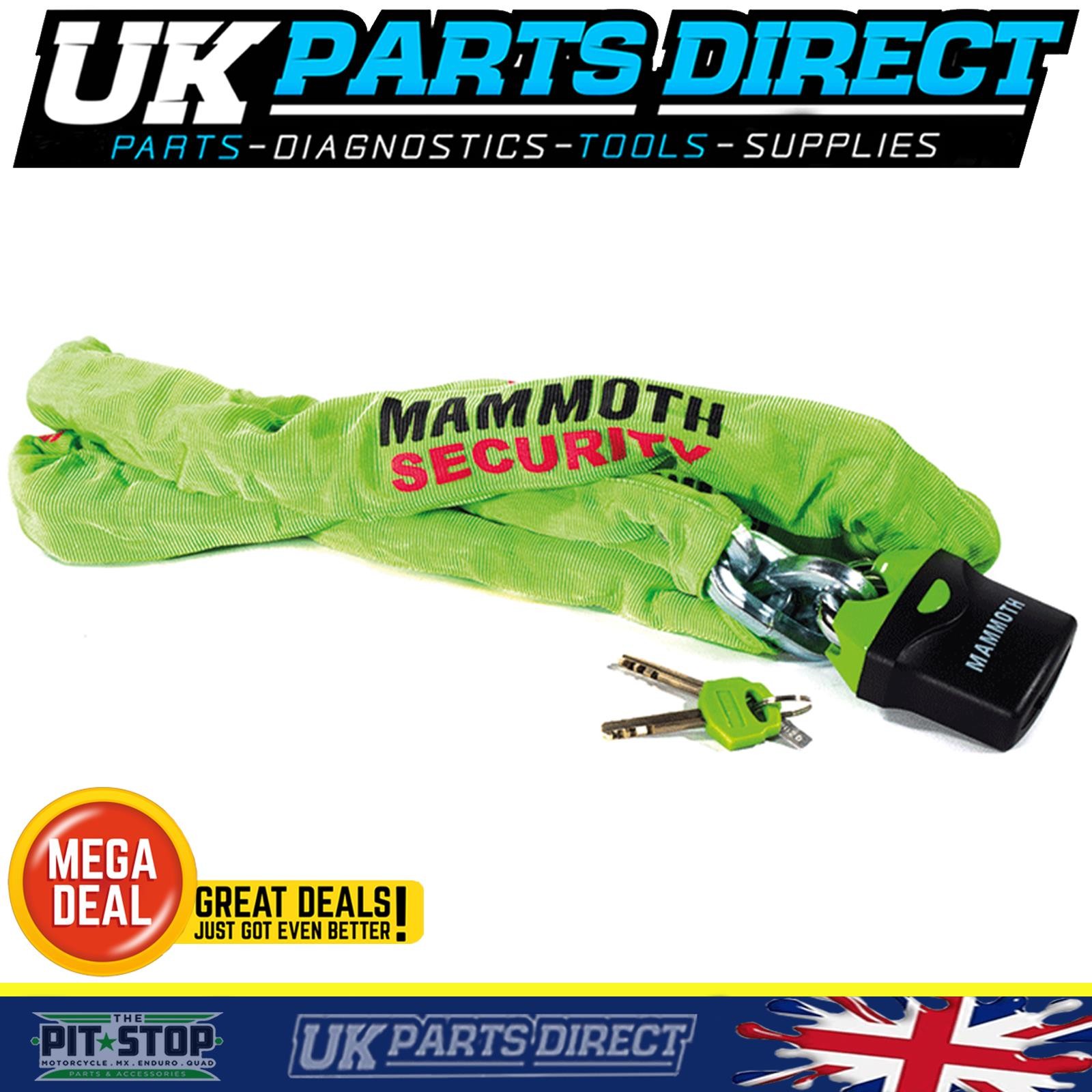 Mammoth 1.8M Security Lock And 10Mm Square Link Chain (Hardened Steel) - Image 5