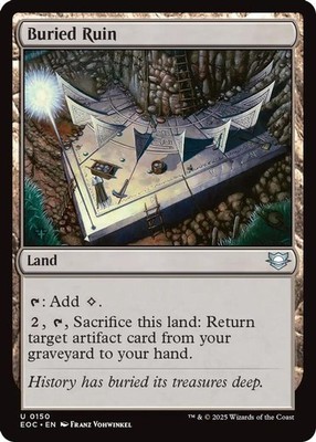 Magic: The Gathering: EOC - Buried Ruin (#150, U, Near Mint)