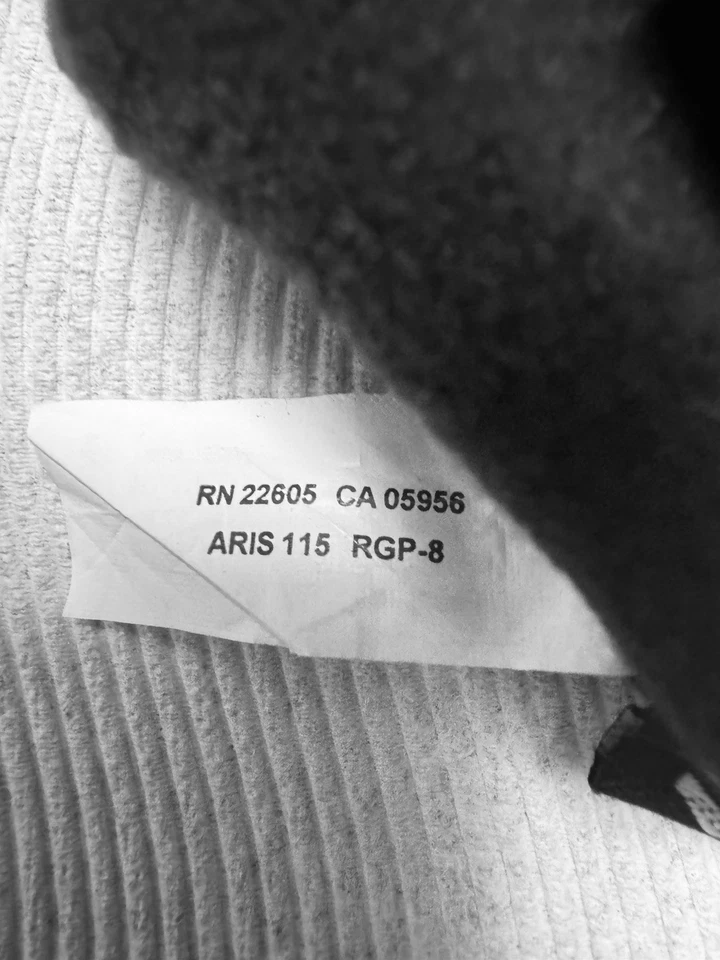 Guantes de cuero marrón oscuro vintage Aris 115 forrados de poliéster talla 7 para muñeca Foto 4 de 4