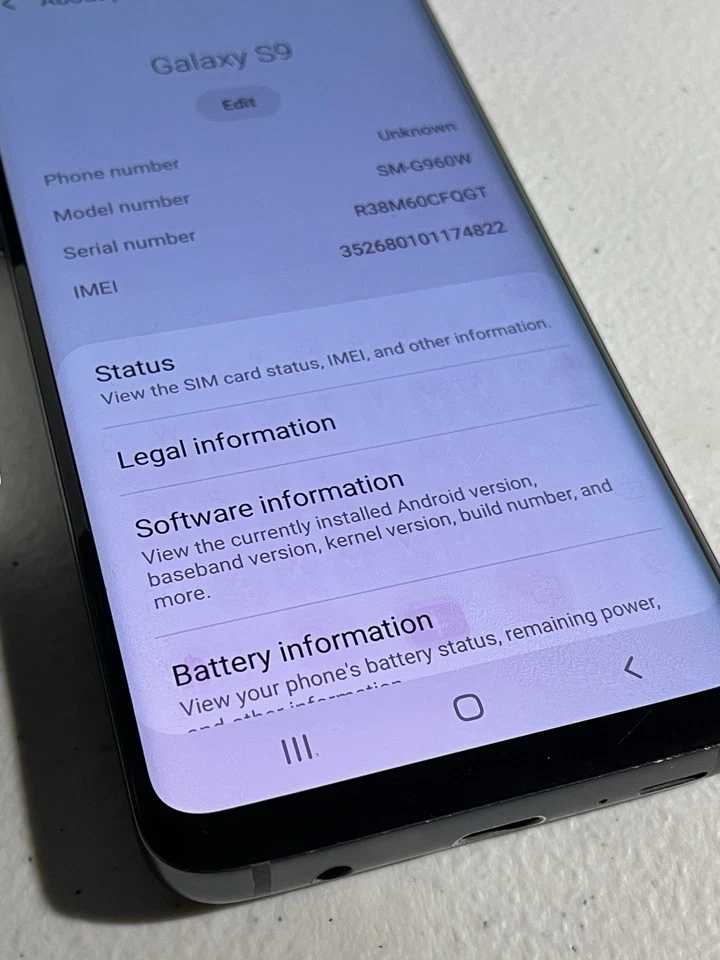 Samsung Galaxy S9 64GB Unlocked Titanium Grey (5565) - Image 4 of 4