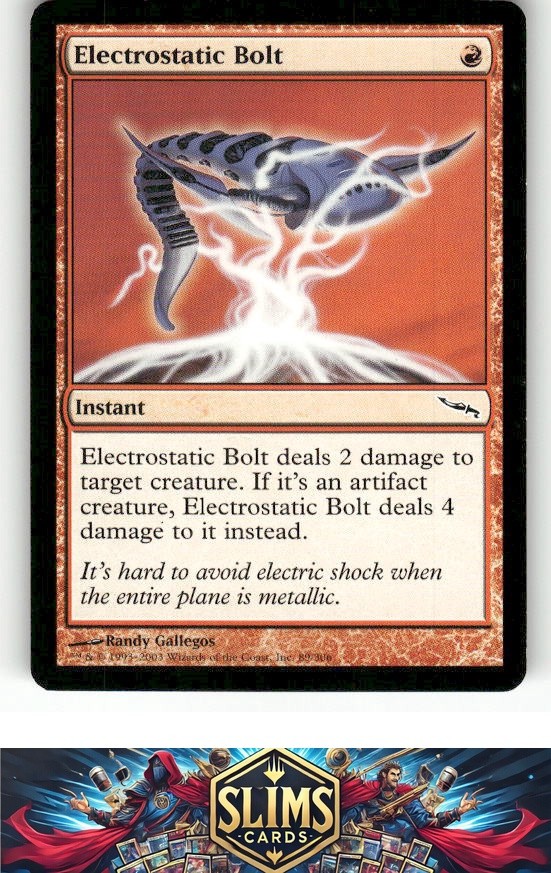 Magic the Gathering MTG Mirrodin Electrostatic Bolt #89 Buy 2 Get 1