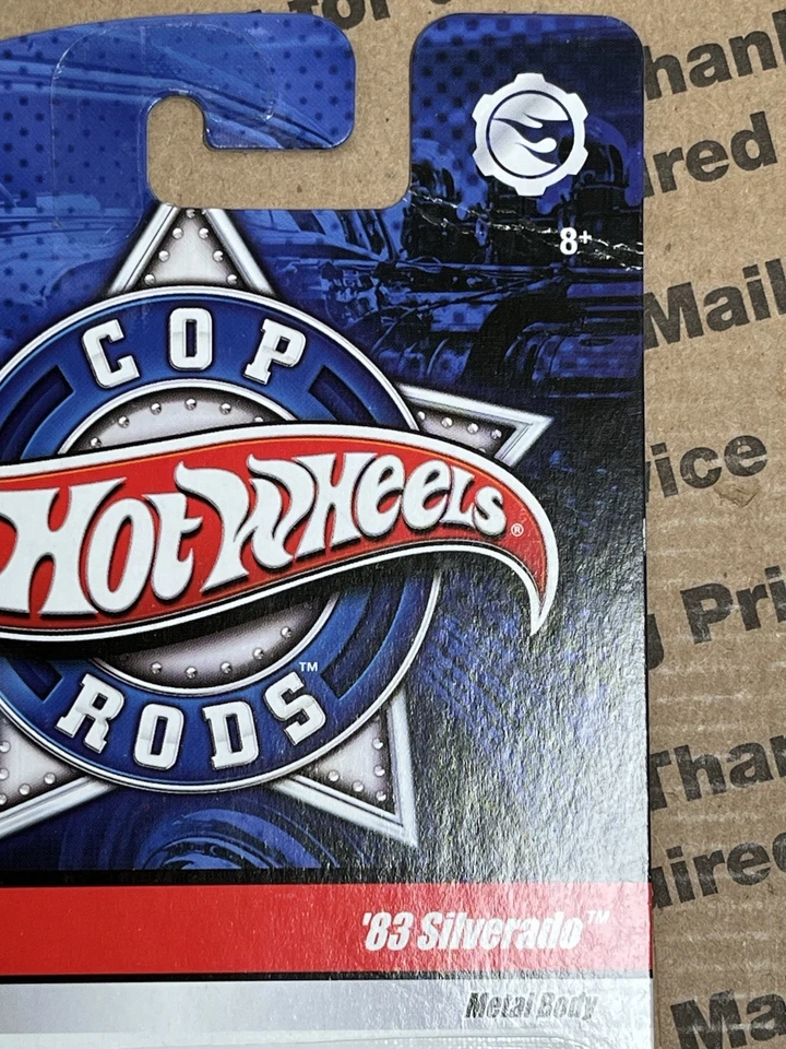 Chevrolet Silverado 83 Hot Wheels Cop Rods ¡RARO! ¡OFERTA REAL ASEGURADA! Foto 4 de 4