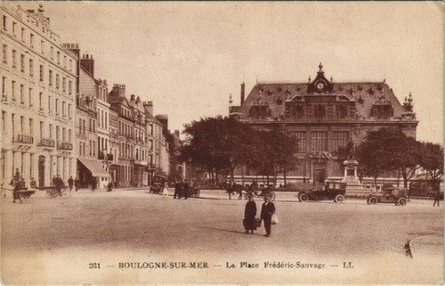 CPA Boulogne Rue de l'Eglise (1313832